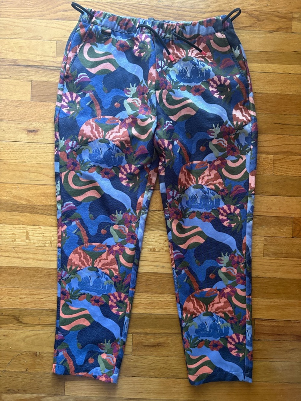 Scotch & Soda Fave Regular Tapered Jacquard Landscape Joggers Large - Picture 2 of 5